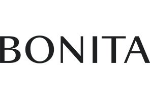 Logo Bonita schwarze Schrift auf weißem Grund