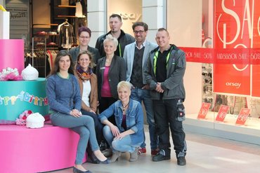 Alle Mitarbeiter des Rosenarcade Centermanagements