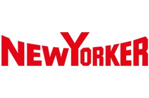 rotes New Yorker Logo auf weißem Hintergrund 