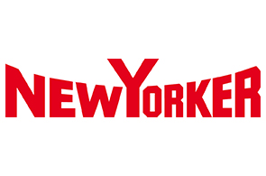 rotes New Yorker Logo auf weißem Hintergrund 